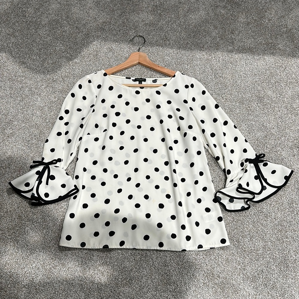 Talbots Polka Dot Blouse